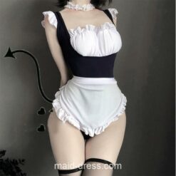 Sweet Japanese Classic Maid Cosplay Lingerie 5