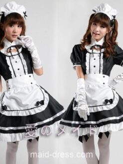Charming Sweet Classic Japanese Maid Uniform Dress 2