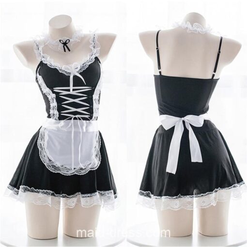 Sweet French Maid Apron Servant Cosplay Lingerie 1