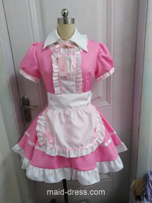 Charming Sweet Classic Japanese Maid Uniform Dress 18