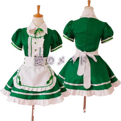 Charming Sweet Classic Japanese Maid Uniform Dress 22