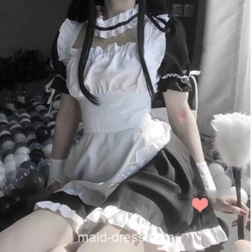 Aesthetic Sweet Lolita French Maid Dress 3