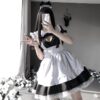 Kawaii Lolita Costume Maid Dress 10